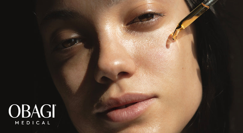 Model Image with Obagi Logo